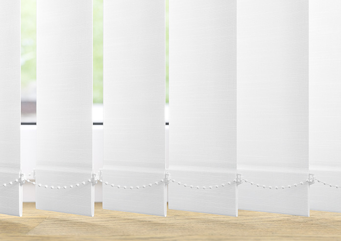 Amalfi, Linen White - Vertical Blind Slats - Image 3